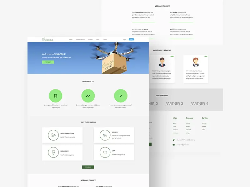 Adobe Xd Landing Page Website Template