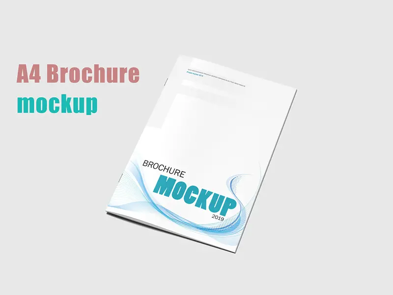 A4 Brochure Catalog Mockup