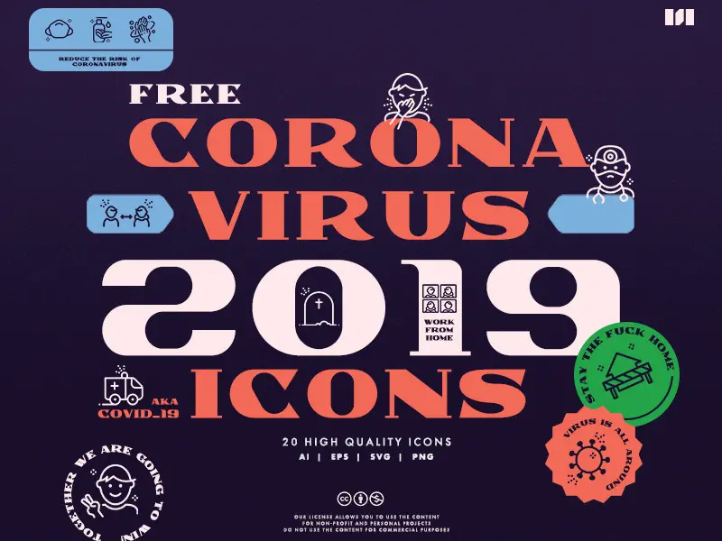 Corona Virus (COVID 19) Icons