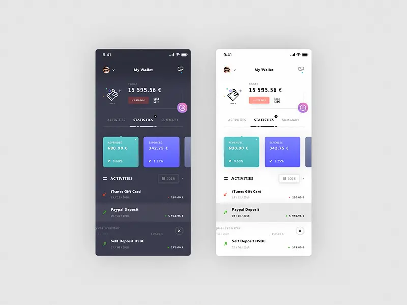 My Wallet iOS App Design