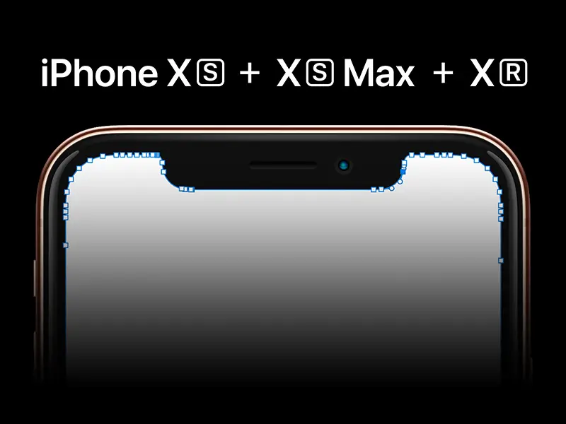 iPhone XS + XS Max XR Template