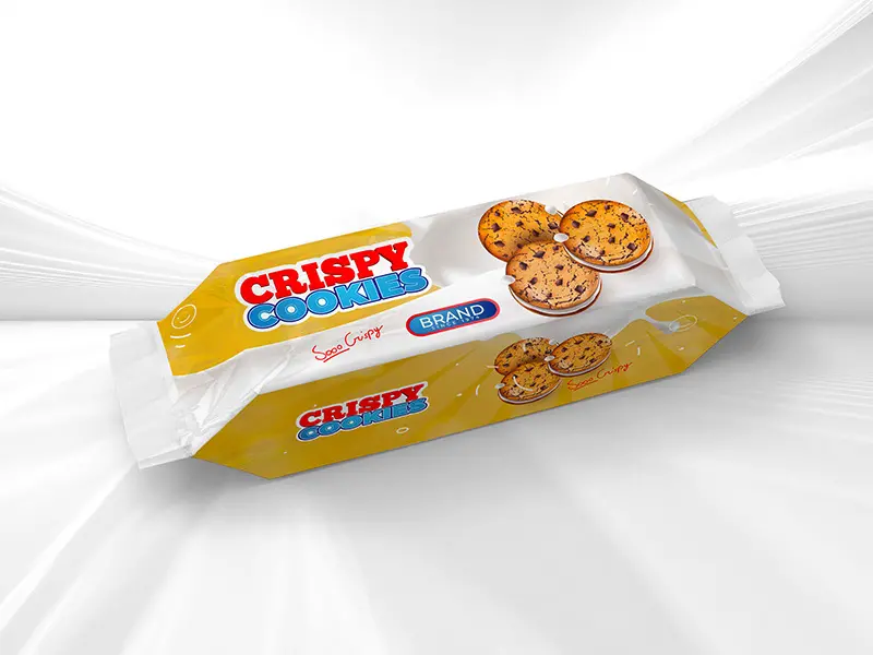 Biscuit Cookie Packaging Mockup