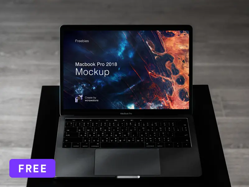 Mockup Macbook Pro 2018