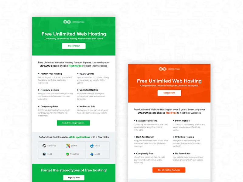 HostFree Email Newsletter Template
