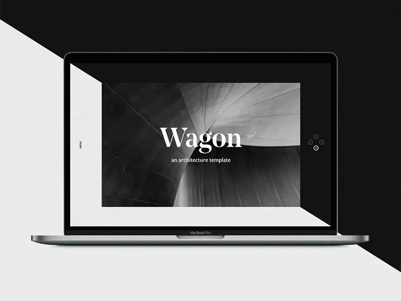 Wagon Free Adobe XD Template