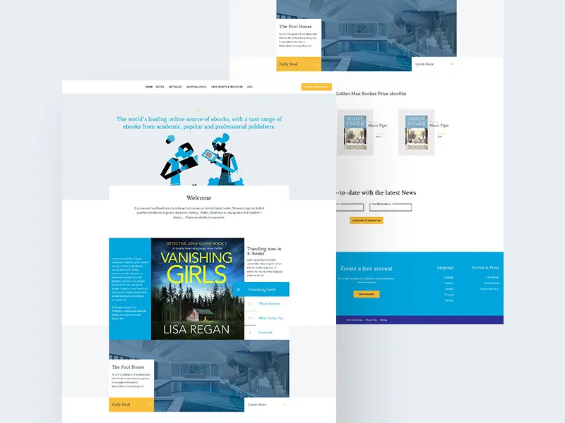 E Books Online Template