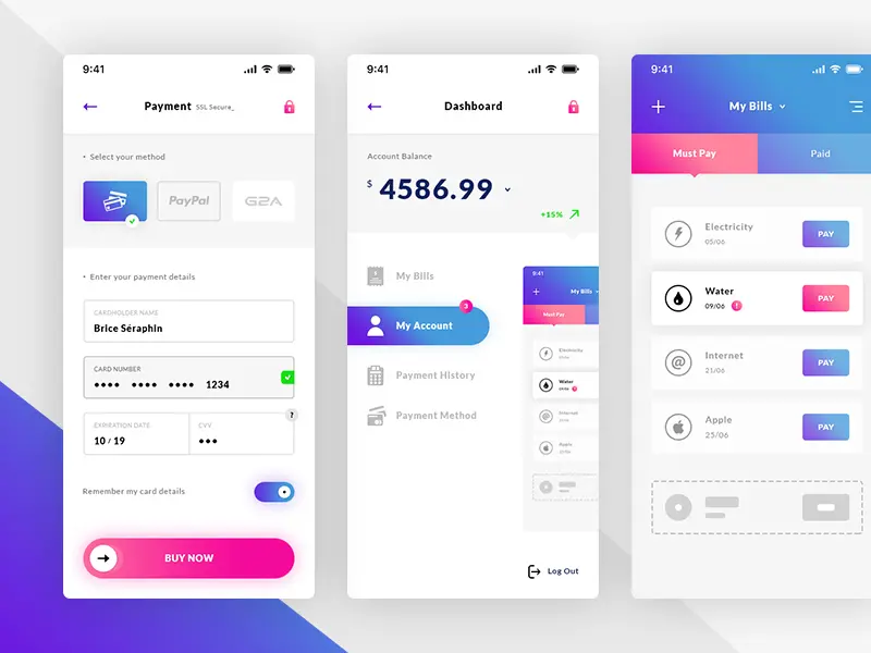 Payment Dashboard iOS App