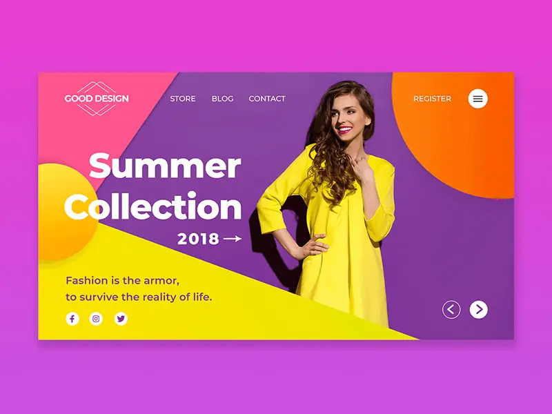 Fashion Landing Page Cover