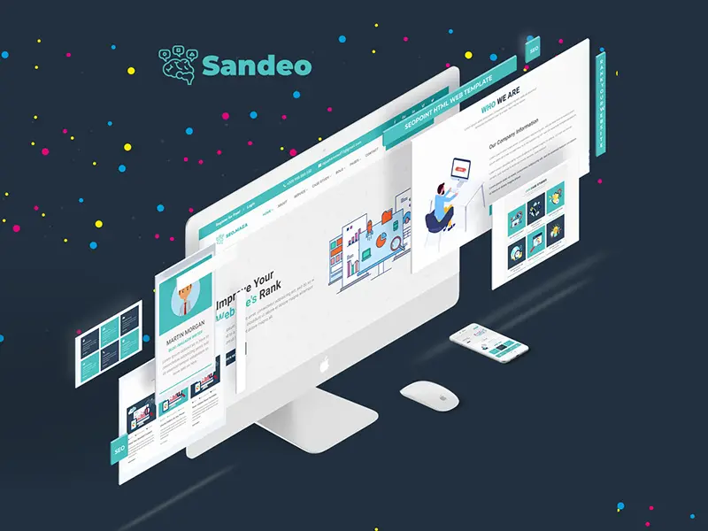 Sandeo Seo Responsive Bootstrap Template