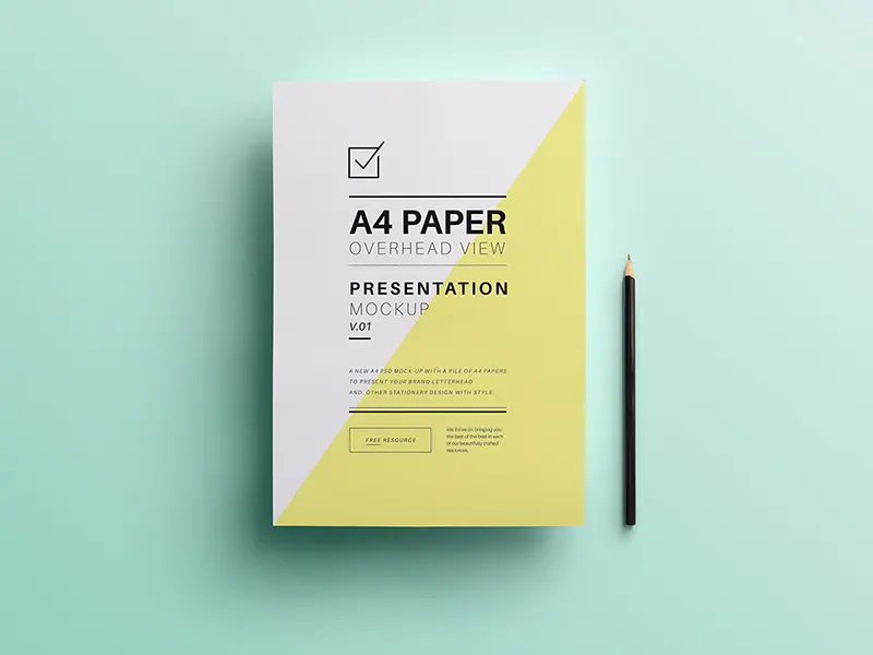 Free Letterhead Mockup