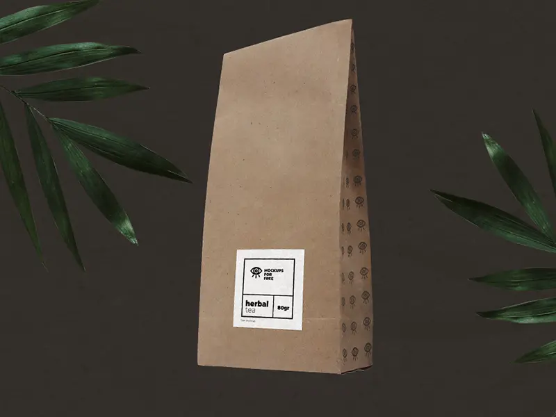 Organic Tea Pack Mockup