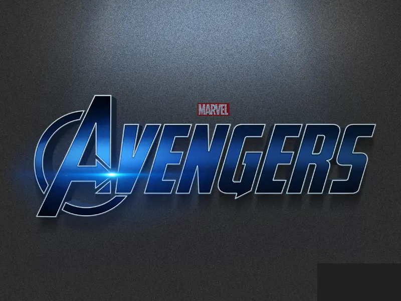 Avengers Text Effect Style