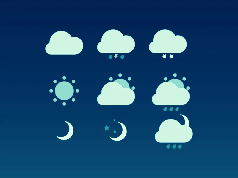 Weather Icons Free Icon Set
