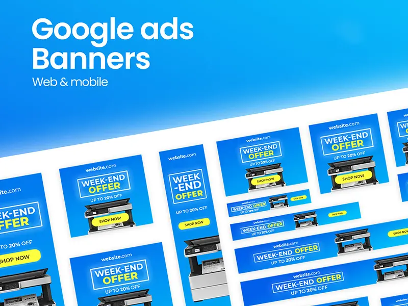 Google Ad Banners For Web Mobile