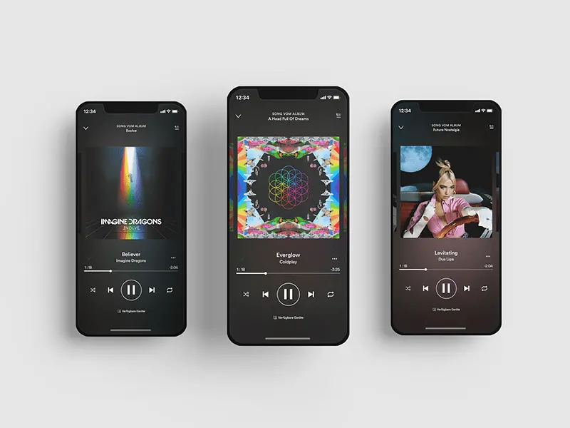 Spotify Mockup