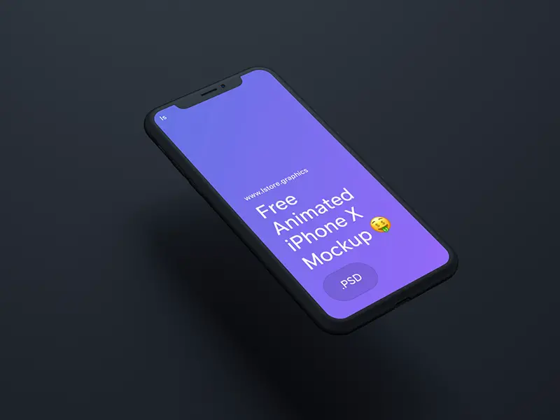 Animated iPhone X Mockup