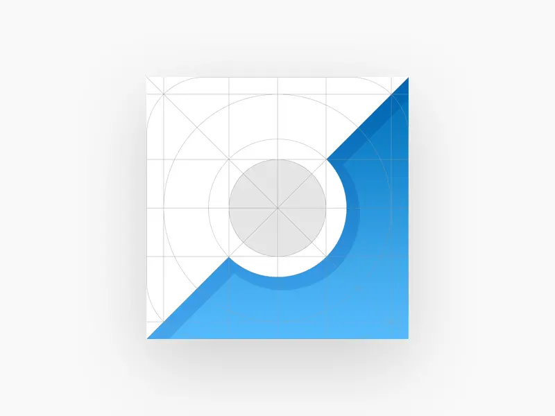 iOS10 App Icon Template Mockup