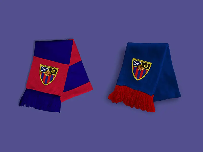 Football Soccer Scarf Mockup