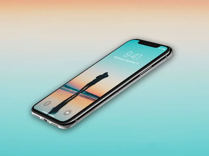 Perspective iPhone X Mockup