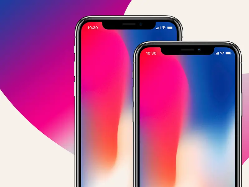 Phone X Presentation Vector Mockup