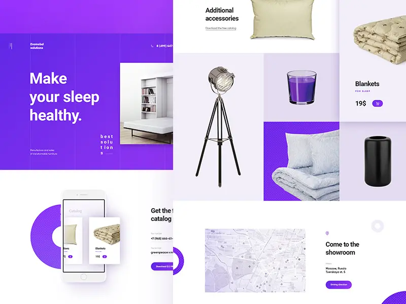 Amethyst Furniture and Accessories Website Template