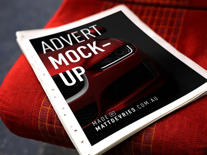 Smart Newspaper Advertising Mockup