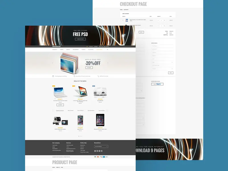 Online Store Website Template