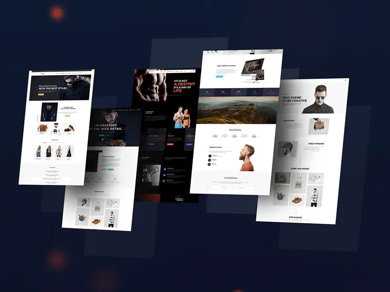 Two Multipurpose Website Template