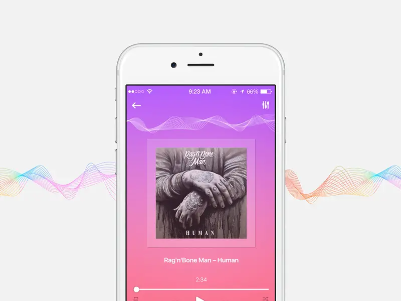 Music Player App Screen