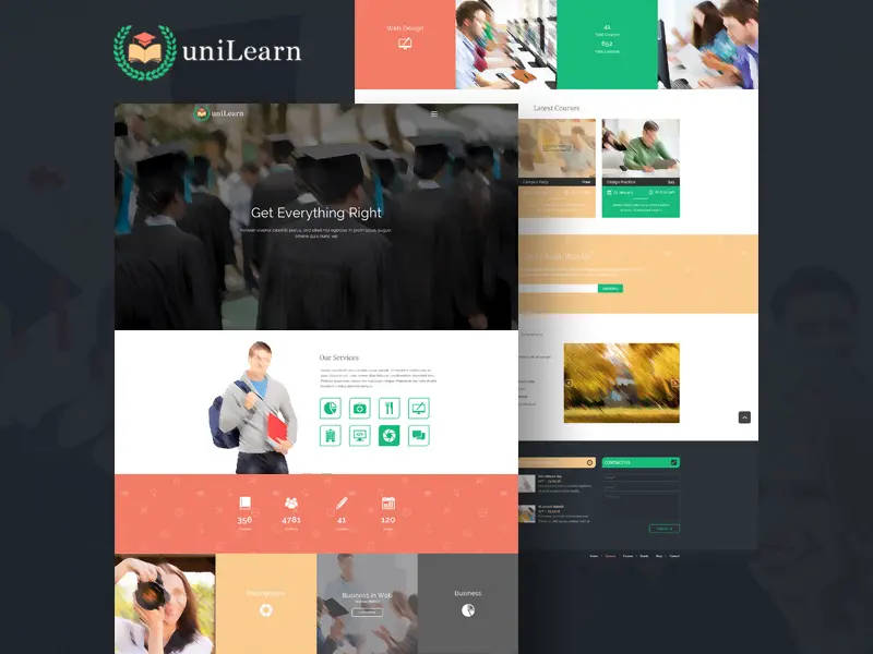 Unilearn Educational Website Template