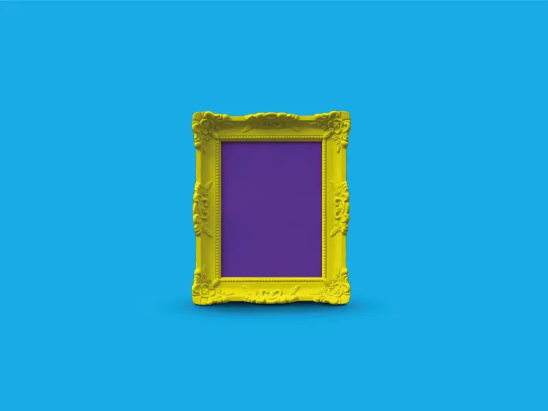 Vibrant Frame Mockup