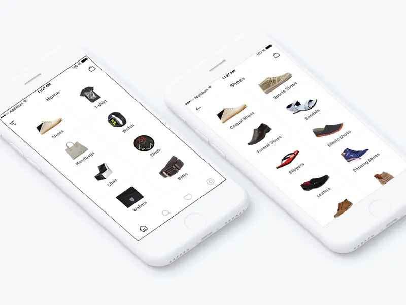 E commerce UI Kit Screens