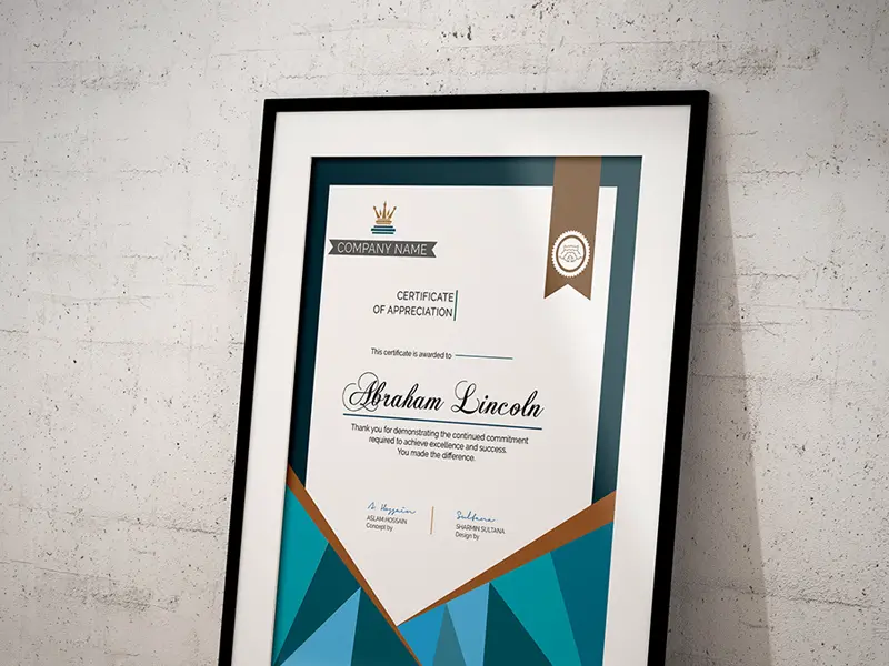 Simple Certificate Template