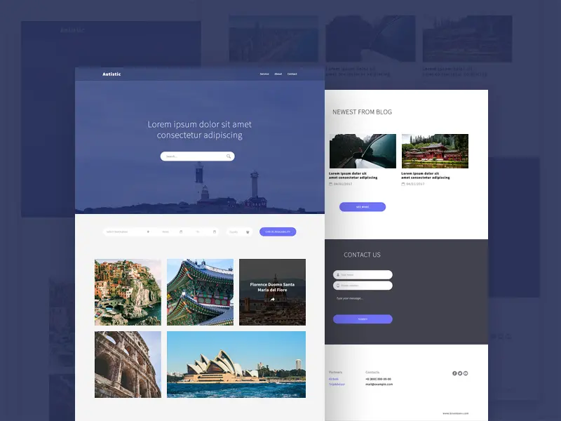 Autistic Website Template