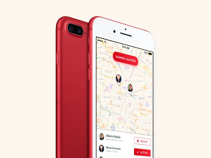 Product Red iPhone 7 Plus Special Edition Mockup
