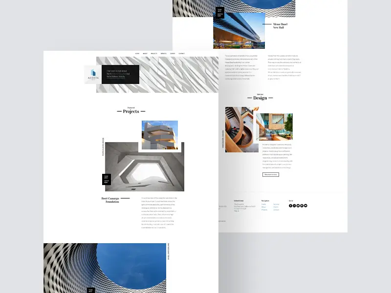 Acosta Architecture Website Template