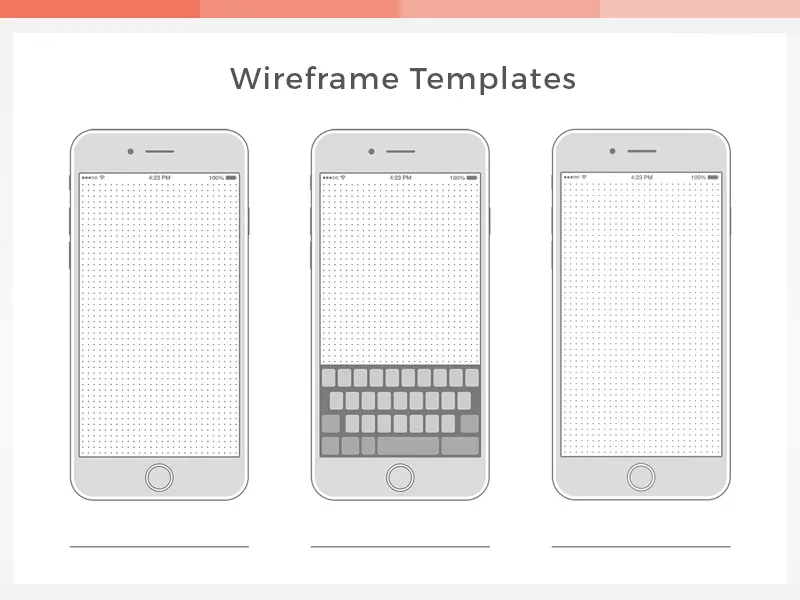 Device Wireframe Templates Collection