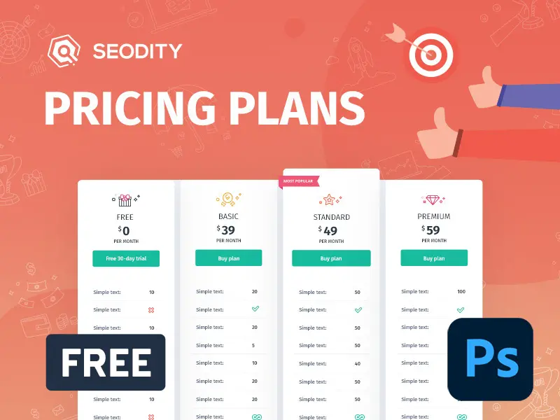 Pricing Plans Template