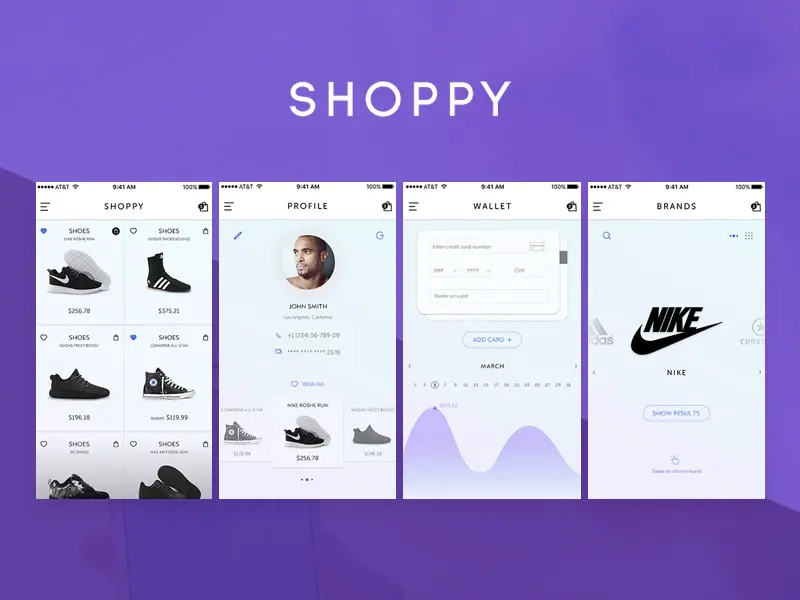 Shoppy Ecommerce Mobile App UI UX