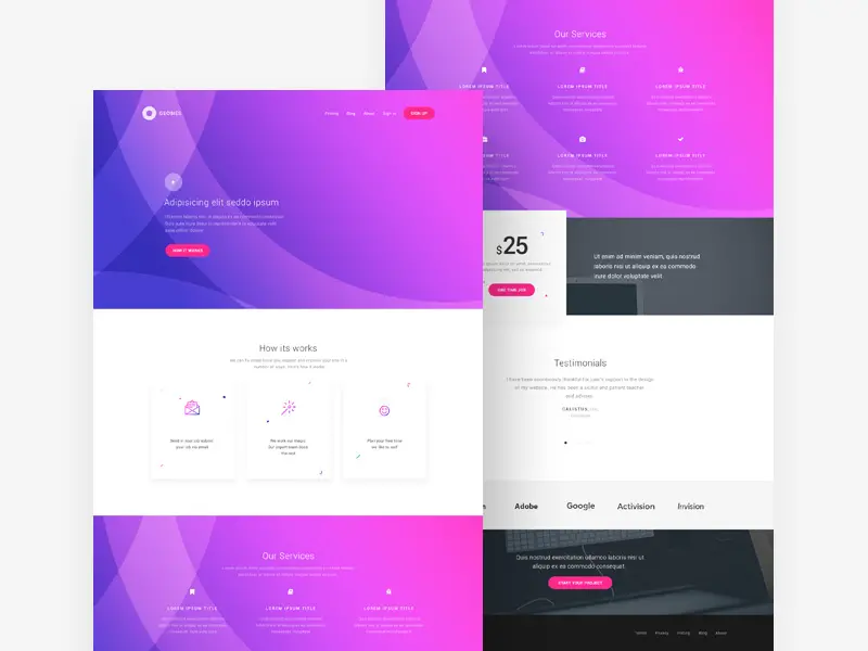 Service Website Template