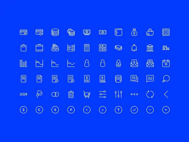 60 Finance Icons