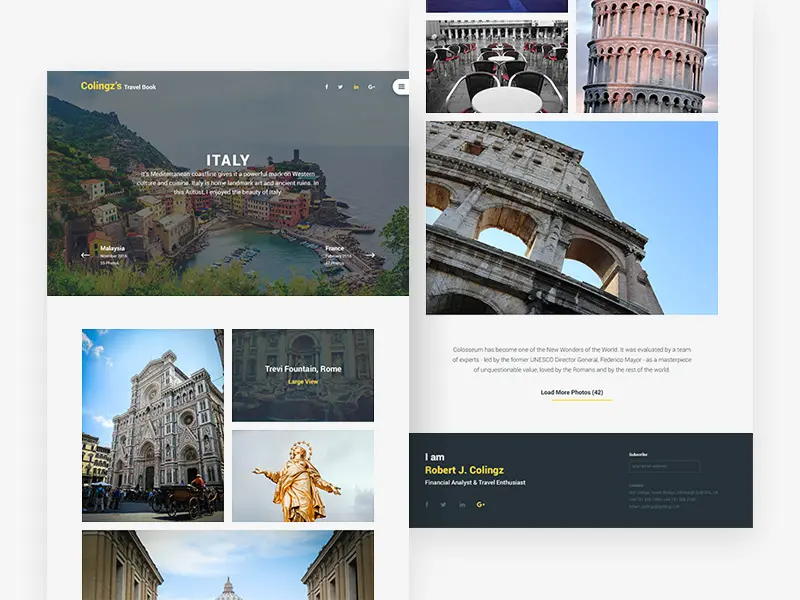 Colingz's Travel Book Template