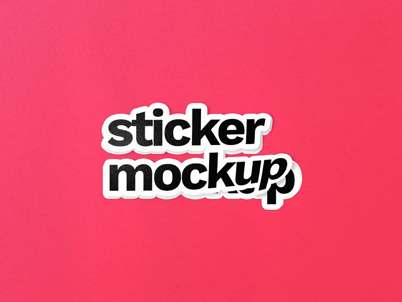 Sticker Mockup