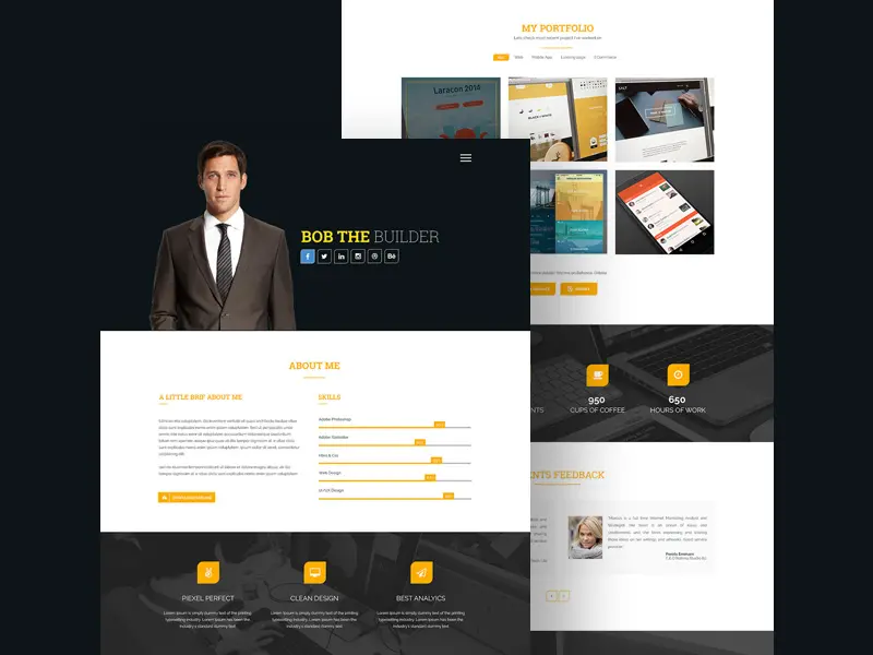 Bob the Builder Portfolio Template