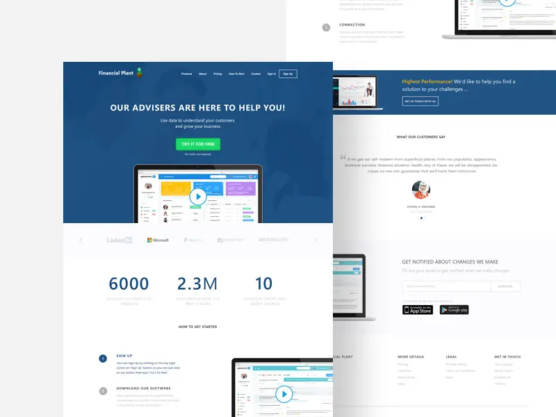 Financial Website Design