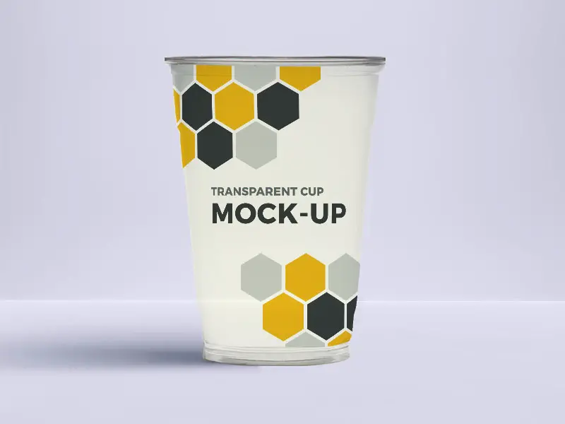 Transparent Cup Mockup