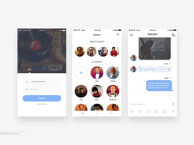 Chat App UI