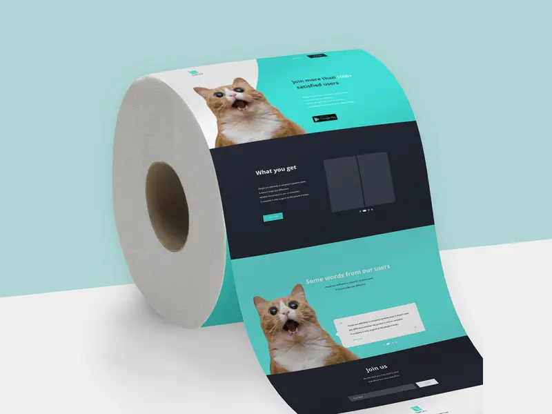 Toilet Paper Mockup