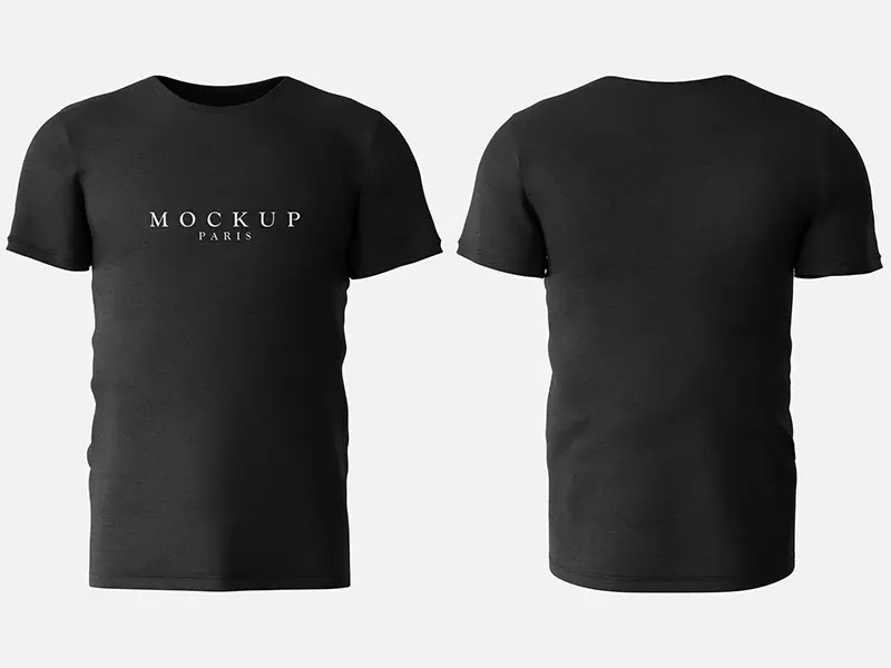 T Shirt Mockup Front Back