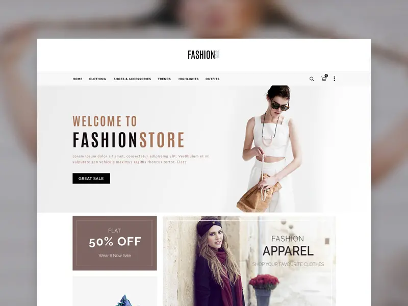 Simple Ecommerce Template